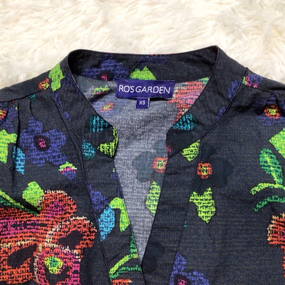 Tuckernuck Ro’s Garden Poplin Ines Anthropologie Dress Floral Edit Cotton XS S M - Picture 7 of 13